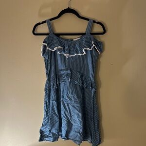 BCBGirls Denim Striped Dress